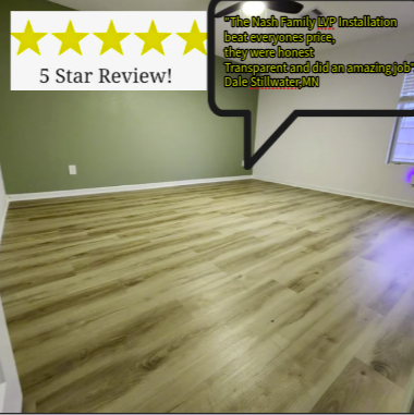 Light oak style luxury vinyl plank
